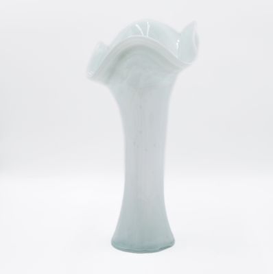 une image représentant un vase blanc sur fond blanc