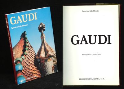 Sola Morales, Gaudi, Ediciones Poligrafa 1985, 1 vol in4 rel…
