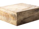 a wooden box that has a label on it