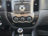 a dashboard of a car with a steering wheel and a control panel