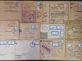 a lot of old postcards and envelopes on the table