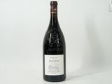 a bottle of wine that is sitting on a table