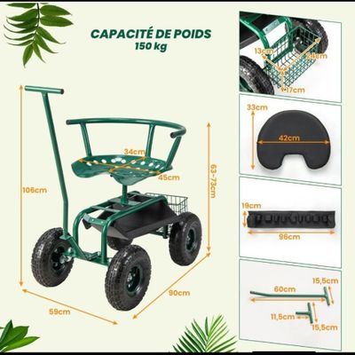 un gros plan d'un chariot surmonté d'un panier