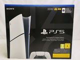the box for the sony ps5 console is open and ready to be used