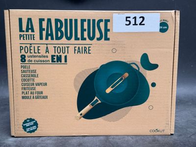 cardboard box with a picture of a teapot and a teaspoon in it