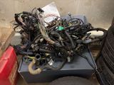 a pile of wires and wires sitting on top of a box