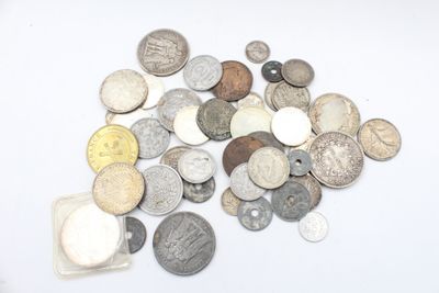 Lot de pièces de monnaie anciennes