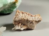 a piece of bread that is sitting on a table