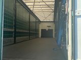 a truck that is parked inside of a building