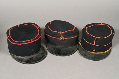 FRANCE. Képis diverses unités, troupes/sous officiers, diffé…