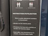 a sign on the side of a bus telling people how to use the bus