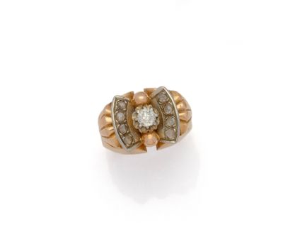 Bague en diamant et or 18 carats