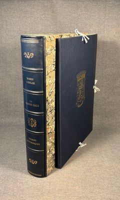 an image of a blue book with a gold trim on it