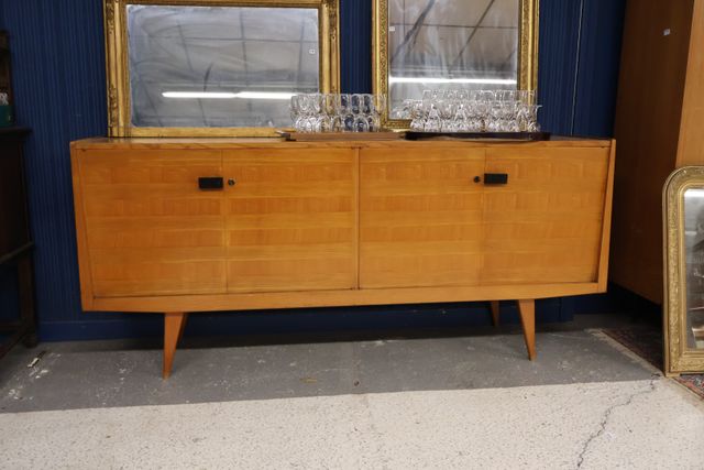 VINTAGE – Enfilade ouvrant à 4 portes et 2 tiroirs intérieur. H 9...