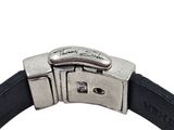 an image of a close up of a wrist with a metal buckle