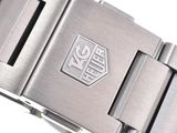 an image of a close up of a watch bracelet with a logo on it
