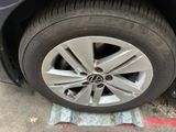 a close up of a tire on the ground
