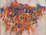 une image représentant un tableau représentant un bouquet de fleurs dans un vase
