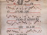 a close up of a manuscript with writing on it