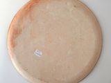 a pizza that is sitting on a white table