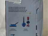 packaging of a box of nilfisk vacuums with instructions on it