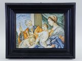 an image of a painting of a woman holding a baby