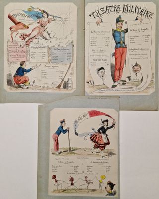 Gabriel Gostiaux (1838-?) - Lot de 3 programmes du Théâtre m…