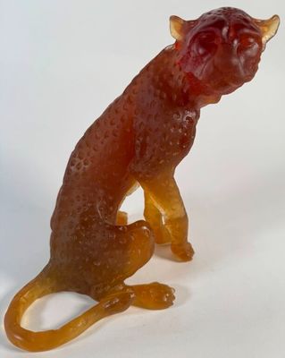 LEROY et DAUM France "Guépard assis" - Photo 1