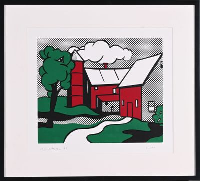 Roy LICHTENSTEIN (1923-1997) Red Barn, 1969