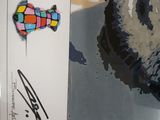 a picture of a picture of a fish on a piece of paper
