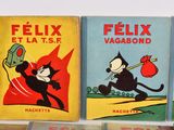 three books that are sitting on a shelf