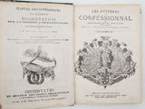 an open book with a picture of a woman and a man on it