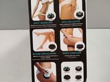 a box with a picture of a woman ' s hands and foot care products