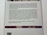 the back cover of a book with a picture of a woman ' s face on it