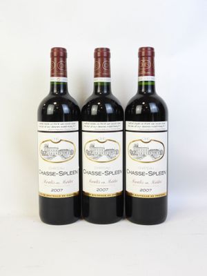 trois bouteilles de vin rouge posées l'une à côté de l'autre sur une surface blanche