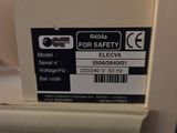 a label on the door of a refrigerator that says for safety