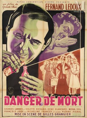 a poster for the movie danger le mort