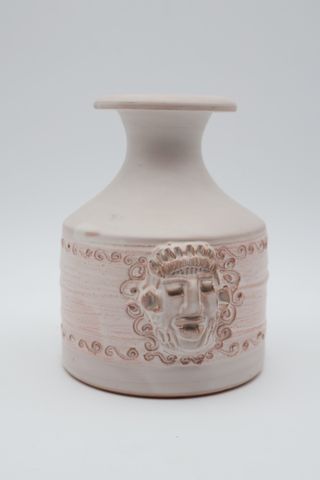 Fratelli FANCIULLACCI Italy - Vase à décor de masque en relief en...