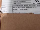 a box with a label on it sitting on a table
