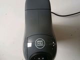 a close up of a computer mouse on a table