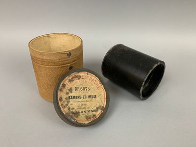 CYLINDRE de marque PATHE dans sa boîte, contenant "Sambre-et…