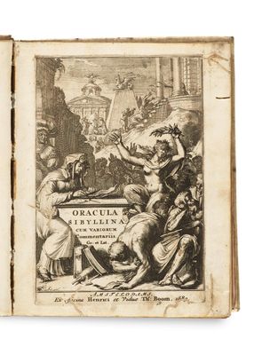 un vieux livre avec le dessin d'un homme sur un cheval