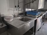 a kitchen with a sink and a dishwasher in it