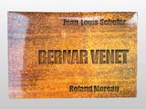 an image of a plaque with the name bernard venet on it