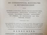 an old book with a black and white title on it
