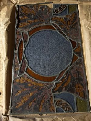a picture of a stained glass window in a box