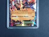 a close up of a card in a plastic case