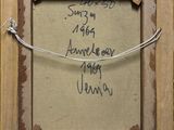 an old picture of a picture of a person with a name on it
