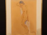 an image of a painting of a nude woman in a gold frame