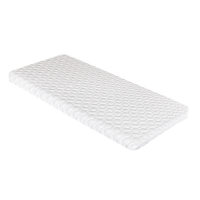gros plan d'un matelas sur une surface blanche